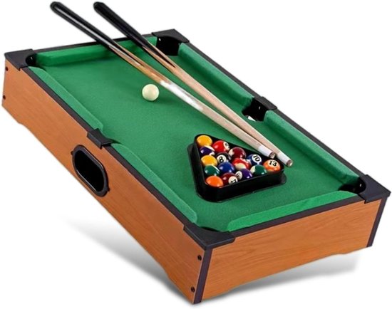 Mini Biljart Tafel - Pooltafel Spel - Ontspanning en Plezier - Compleet met Accessoires