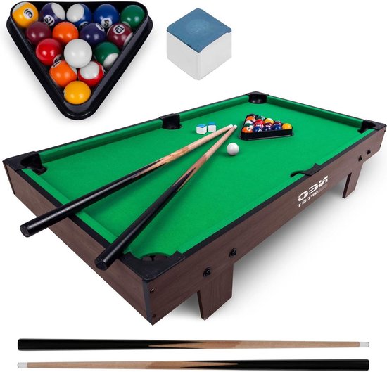 Mini Biljarttafel - Kinder Biljart - Spelletjes Spelen - Compacte Uitvoering - 92 x 52 x 19 cm - Niet gespecificeerd