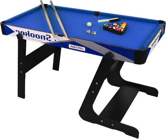 Mini Biljarttafel - Pooltafel Kinderen - Indoor Entertainment - Inclusief Alle Accessoires - 37 cm Breed - Paars
