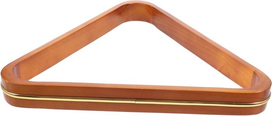 Mini Driehoek Rek - Pooltafel Houder - Biljart Spel - Stabiel Ontwerp - 30x27x3 cm - Zoals Getoond