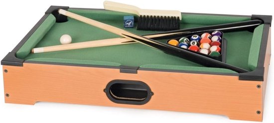 Mini Pool Tafelblad - Pooltafel Spel - Indoor Entertainment - Compact Ontwerp - 21 inch - Groen