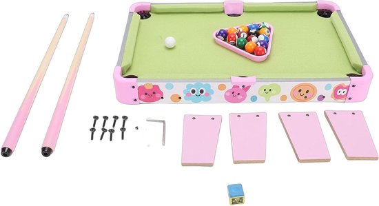Mini pooltafel - Biljart speeltafel - Familie spelplezier - Versterkt ontwerp - 51x32 cm - Niet gespecificeerd