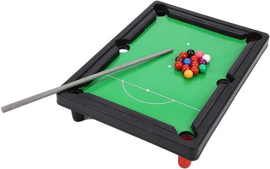 Mini Pooltafel - Kinder Biljartspel - Indoor Spelen - Compleet met 15 ballen - 13 inch - Niet gespecificeerd