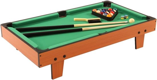 Mini Tafelbiljart Compleet met Accessoires - Speelplezier voor Kinderen en Volwassenen van Merkloos