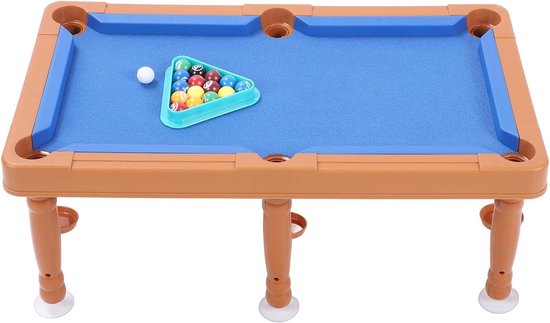 Miniatuur Pooltafel - Kinderbiljartspel - Binnen Spelen - Multifunctioneel Ontwerp - 44x24.5 cm - Groen