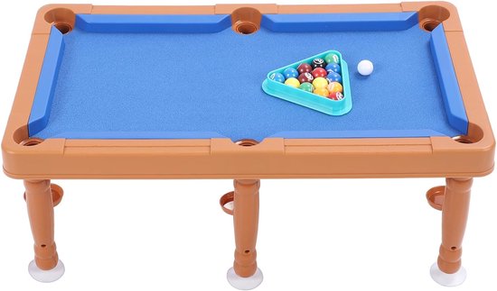 Miniatuur Pooltafel - Kinderspel - Binnen spelen - Multifunctioneel ontwerp - 71x31x6 cm - Groen