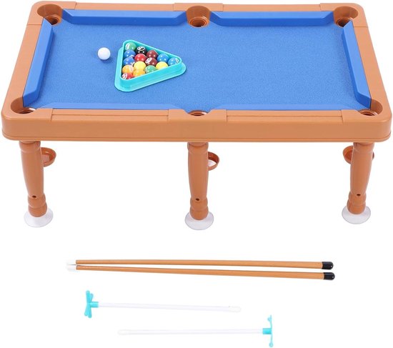 Miniatuur Pooltafel - Kleine Biljarttafel Speelgoed - Binnen Spelen - Multifunctioneel Ontwerp - 44 x 245 cm - Groen