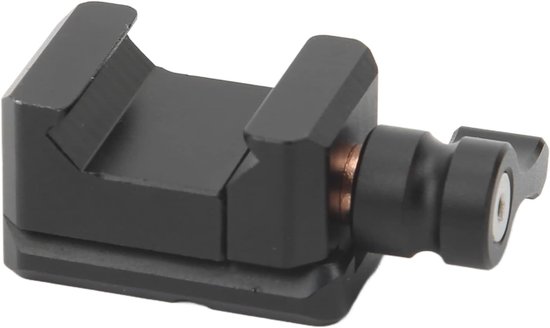 Monitorsteun met NATO-klem en 1/4 inch en 3/8 inch schroefdraad voor camera-accessoires, snelontgrendeling en koud schoenmontage