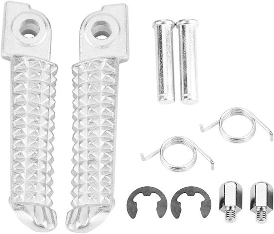Motorcycle Voetsteunen, 1 Paar Vervangende Voetsteunen voor YZF1000 R1 YZF600 R6 FZR600, Rubber Voetsteunen voor Motoren, Comfort en Stabiliteit