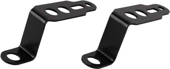 motorfiets houder, koplamp verlenging, achteruitkijkspiegel houder voor off-road fiets vrachtwagen, 2 stuks zwart