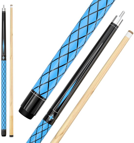 MRKK® Poolkeu 2 Delig - Biljart Accessoires - Biljartkeu - 147cm van Merkloos