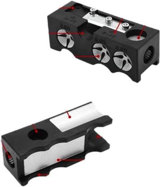Multifunctioneel 11-in-1 Snooker Keu Puntenvorm en Reparatiegereedschap voor Biljart, Draagbaar en Nauwkeurig, Zwart, 8 x 3 x 3 cm