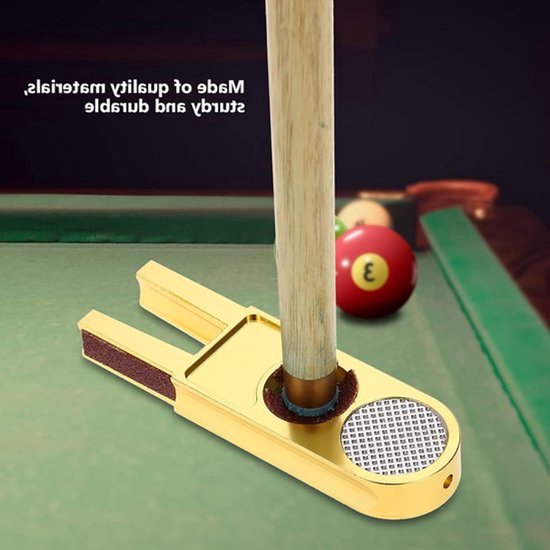 Multifunctionele Cue Tip Trimmer en Burnisher - 3-in-1 Snooker en Pool Accessoire