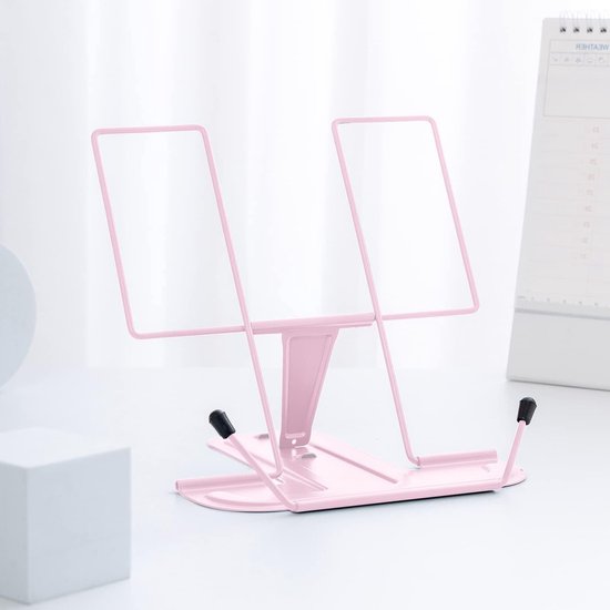 Multifunctionele Verstelbare Boeksteunen voor Studie, Kookboeken, iPad en Tijdschriften - Ideaal voor Thuis, Kantoor en School