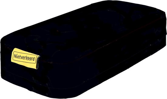 Niet Verkeerd Bagagedragerkussen Dikke Pakkerd Zwart 32 Cm van Niet Verkeerd