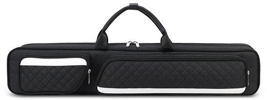 (nieuw model) Biljart / pool keu tas 3+4 Zwart