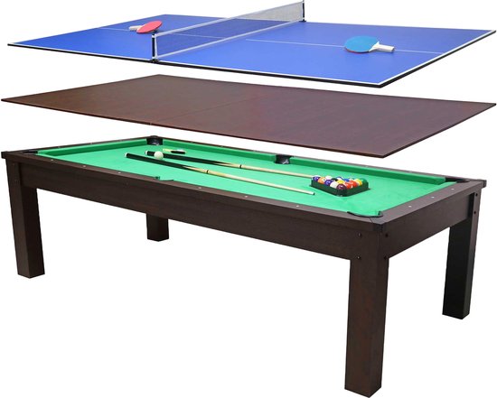 Nordcore Pooltafel 8' 3-IN-1 van Nordcore