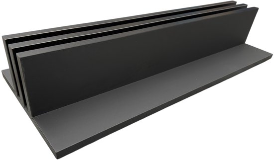 NORTH Afdekplaat Houder Pooltafel Mat Zwart (Voor 2 Tops) van Merkloos