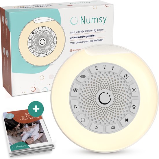 Numsy Mini White Noise Machine Baby - Witte Ruis Machine van Numsy
