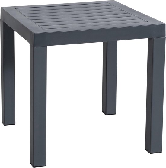 Ocean - Bijzettafel - Kunststof, Kleur:donkergrijs