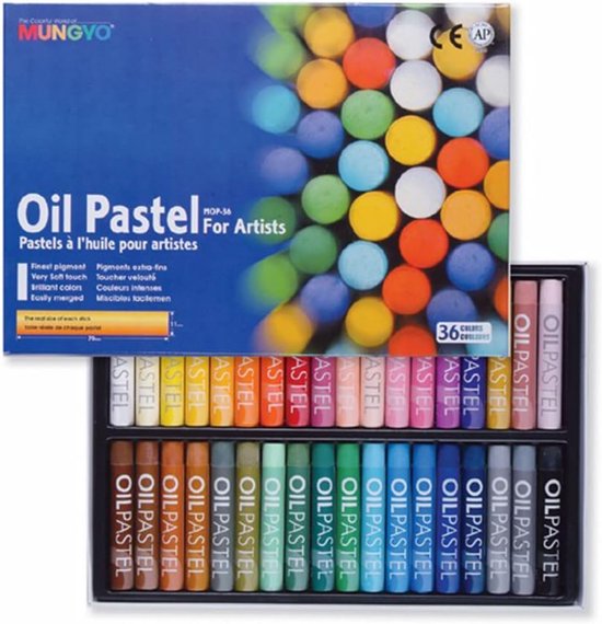 Oliepastelkrijt Set - Tekenkrijtjes - Kunst Maken - Mengbare Kleuren - 36 Stuks - Gesorteerd