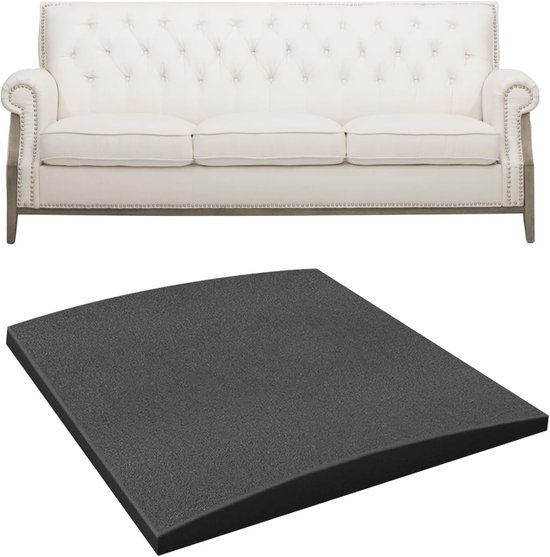 Ondersteuningsbord voor Sofa, 50 x 50 cm Schuim, Meubelzitvlak Ondersteuning, Reparatie van Doorgezakte Stoelen en Sofazittingen, Versterking van Meubels en Comfortabel Zitgemak