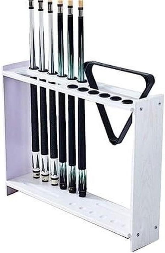 Opbergsysteem Poolballen - Keu Standaard - Biljart Accessoires Opbergen - 12 Keuen Houder - 73 x 17 x 58 cm