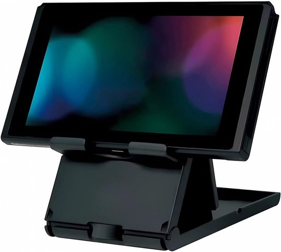 opvouwbare standaard voor Nintendo Switch, Switch Lite en OLED - Verstelbare compacte gaming-standaard (zwart)
