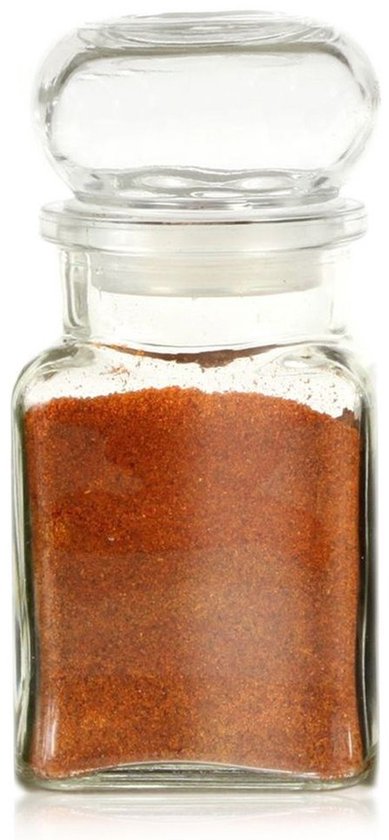 Orion - Glazen Specerijenhouder - 150 ml - Luchtdichte Deksel van orion