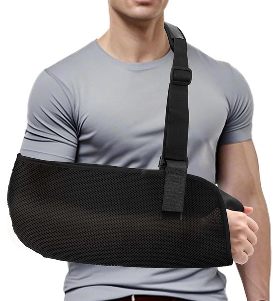 Orthopedische Armsteun voor Schouders en Armen, Links en Rechts, Ademend Mesh Design voor Schouderblessures en Comfort