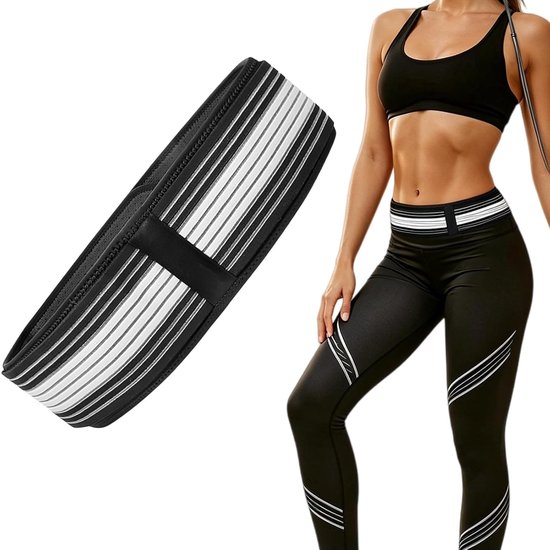 Orthopedische Heupriem voor Sciatica, Comfortabele Rugband, Verstelbare Antislip Heupriem voor Bekken, Rug en Buik (120 cm) met Ondersteuning en Pijnverlichting