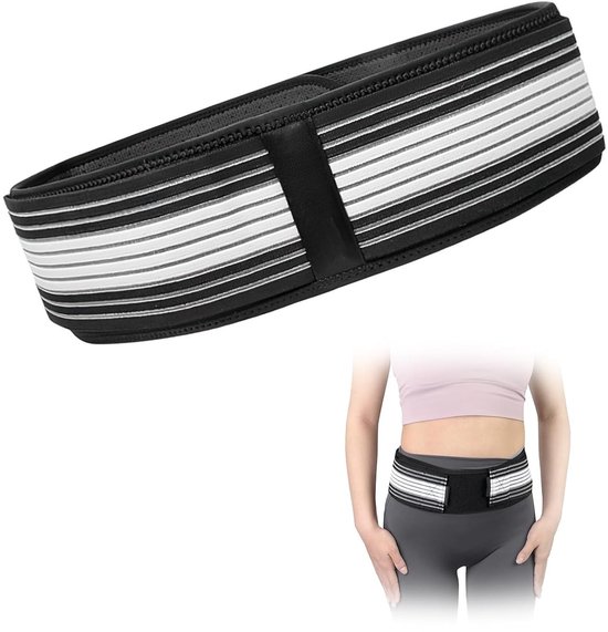 Orthopedische Heupriem voor Sciatica, Comfortabele Rugband, Verstelbare Antislip Ondersteuning voor Heup- en Rugpijn (120cm) van Merkloos