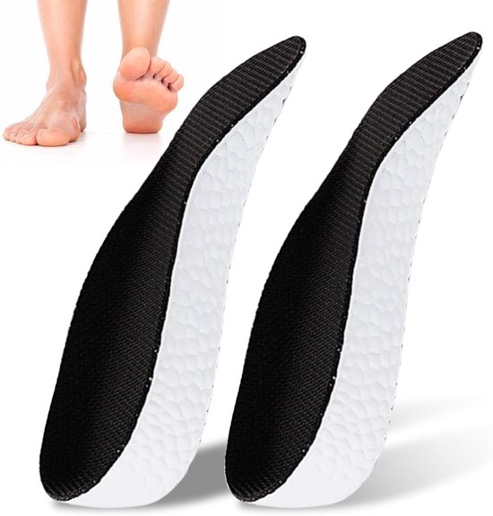 Orthopedische inlegzolen voor extra comfort en ondersteuning, verhoogd met 2.5 cm (2 stuks)