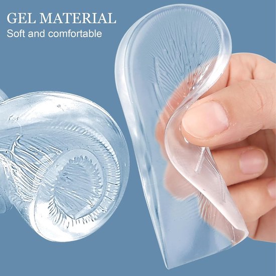 Orthopedische Silicone Gel Inlegzolen voor Metatarsalgie, Hallux Valgus en Voetpijn (Zwart, L) - Comfort en Ondersteuning voor Gezonde Voeten