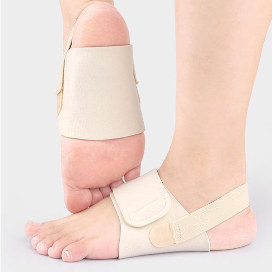 Orthopedische Steunzolen voor Platter Voet, Schokabsorberend, Ondersteuning bij Fasciitis en Pijnverlichting
