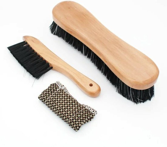 Pegasi Biljart Borstel Set - Biljartlaken Schoonmaak Set - 2 borstels - Poolkeu reinigingsdoek van Pegasi