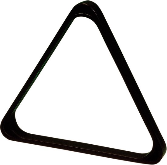 Pegasi Biljartballenrek ABS- Pro - Triangel - Poolen - Biljarten - 57.2mm - ABS Kunststof - Zwart van Pegasi