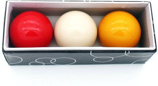 Pegasi Economy Carambole Biljart ballen set 61,5mm - Fenolhars - Duurzame Biljartballen - Gepolijst van Pegasi