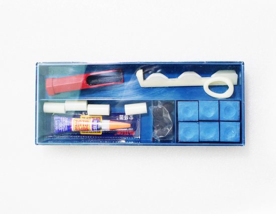 Pegasi Keu reparatie set Basic - 6-delig - Incl. Keu tip lijm van Merkloos