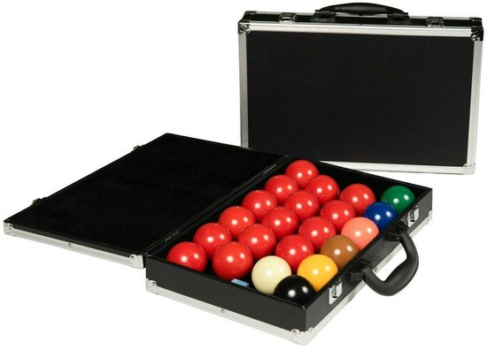 Pegasi Koffer voor Snooker Ballen 52,5mm - Snookerbal Koffer - Opbergen - Aluminium - Schuim inleg van Merkloos