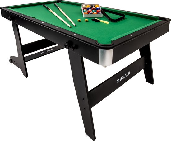 Pegasi Pooltafel 6FT Spider - Pooltafel voor thuis - Pooltafel inklapbaar van Pegasi