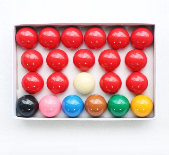 Pegasi Snooker ballen set 52,2 mm - A-klasse - Fenolhars - Gepolijste Snookerballen - Multicolor van Pegasi