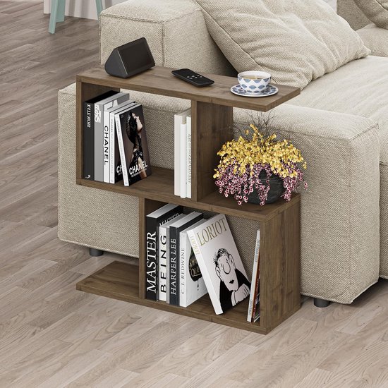 Picus 2-Lagen Opbergtafel – Multifunctionele C-Tafel 60x60x19,5 cm –