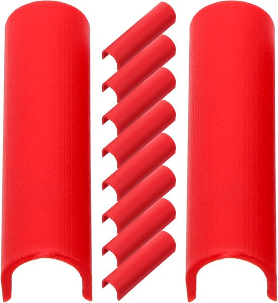 Plastic duwstanghuls rood 10 stuks Beschermhuls U Beschermt snijtegels Handleiding voor snijtegels Handleiding voor positioneringstang