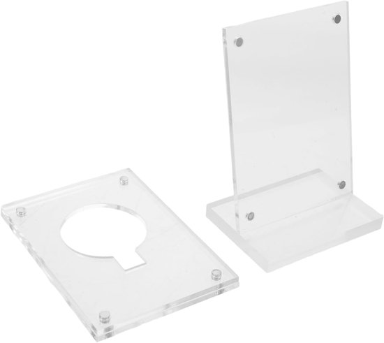 Plectrum Display - Verzamelhouder - Plectrums Tonen - Stofdichte Structuur - 9 x 6.5 x 4.5 cm - Transparant