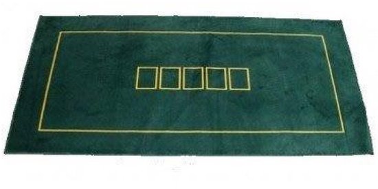 Pokerkleed 145 x 70 cm van Merkloos