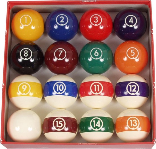 Pool ballen set Aramith 57.2mm Continental
