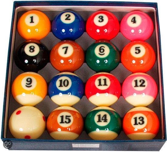 Pool ballen set Aramith 57.2mm Pro cup van Merkloos