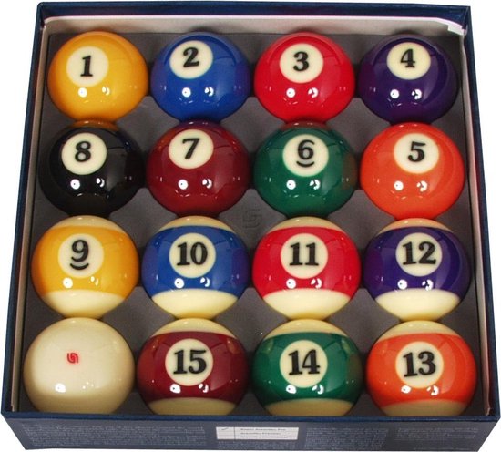 Pool ballen set Aramith 57.2mm Pro pool van Merkloos
