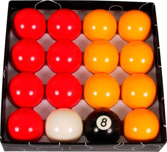 Pool ballen set Ventura polyester 50.8mm Casino English pool van Buffalo